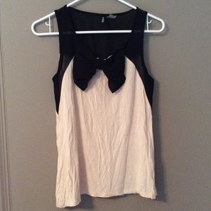 XS/S Mesh Top and Bow Tank Top